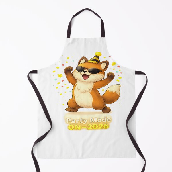Item preview, Party Mode ON 2026 – Cute Dancing Fox New Year Design designed and sold by CraftLum.