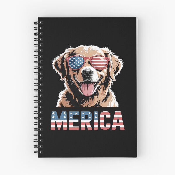 Item preview, Golden Retriever Dog Merica 4th July Patriotic American designed and sold by SIGORDESIGN.