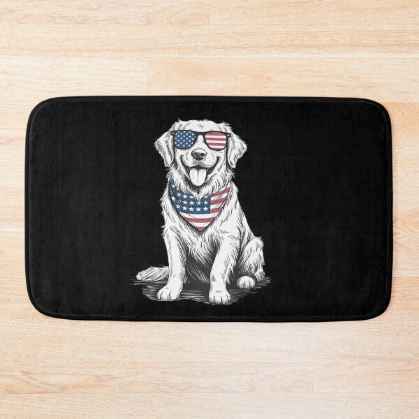 Item preview, Golden Retriever Dog Patriotic 4th of July American USA Flag designed and sold by SIGORDESIGN.