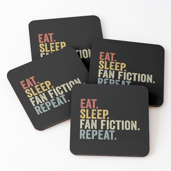 Item preview, Eat Sleep Fan Fiction Repeat Funny Fanfiction designed and sold by charitashmoqs.