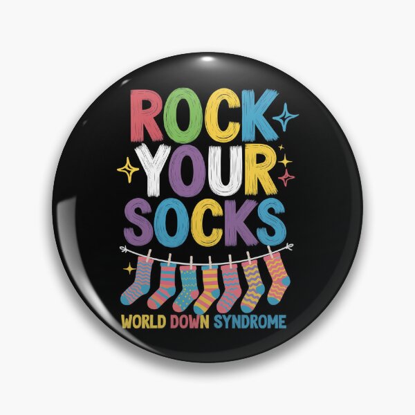 Item preview, Rock Your Socks World Down Syndrome Day designed and sold by AsteriskDatBArt.