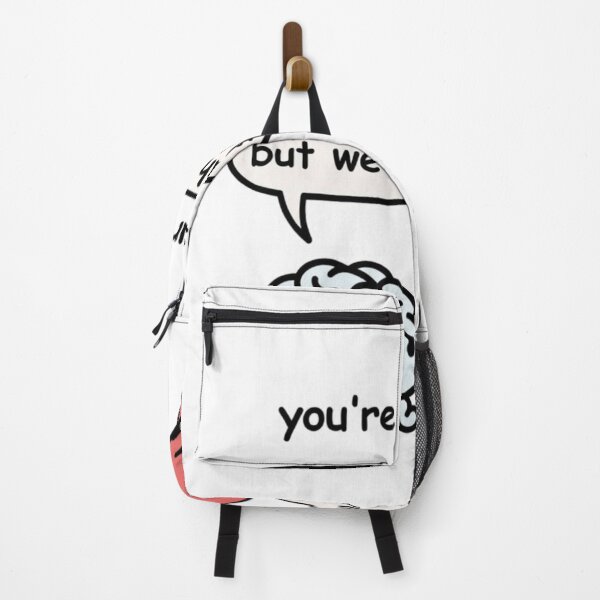 Item preview, You're Insecure But We're Still Trying | Heart Brain Self Talk Doodle Tee designed and sold by GeniePixel.