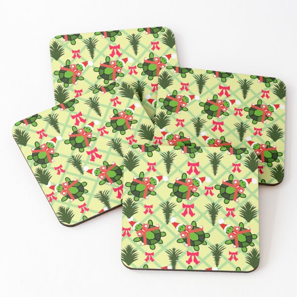 Item preview, Adorable Santa Turtle Gift with Red Bow Christmas Pattern designed and sold by HopeAndHustle.