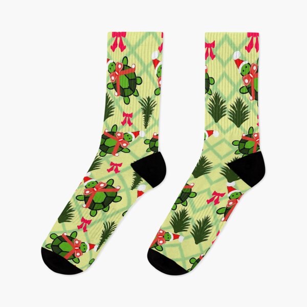 Item preview, Adorable Santa Turtle Gift with Red Bow Christmas Pattern designed and sold by HopeAndHustle.