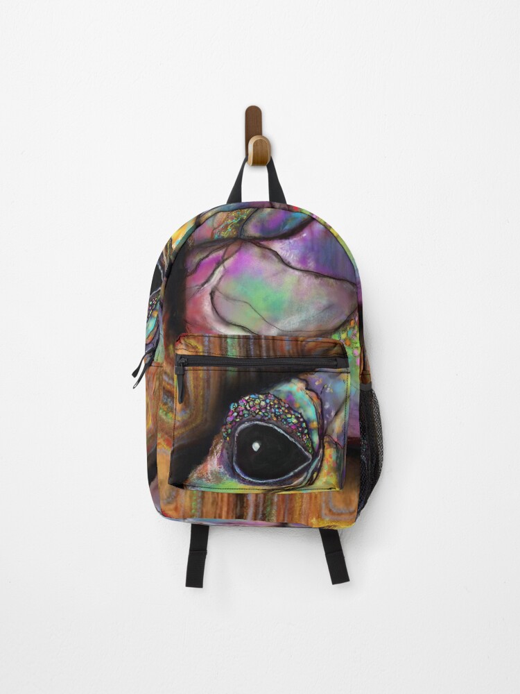 Thumbnail 1 of 3, Backpack, Turtle Spirit – Protection & Wisdom designed and sold by Colorandmagic.