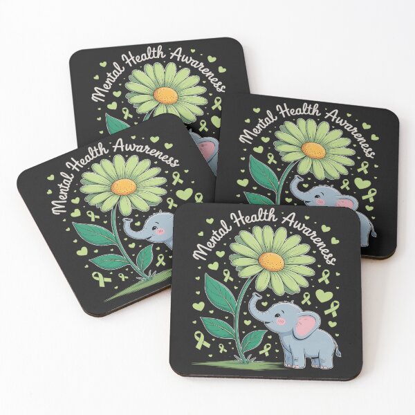 Item preview, Mental Health Awareness Month Green Ribbon sunflower designed and sold by Eskomeranola.