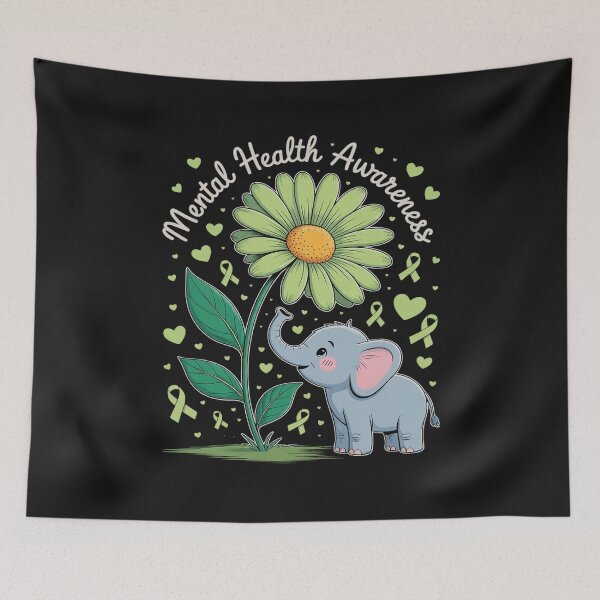 Item preview, Mental Health Awareness Month Green Ribbon sunflower designed and sold by Eskomeranola.