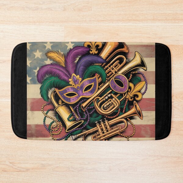 Item preview, Retro Mardi Gras Festival Art USA designed and sold by LiviuGligoros.