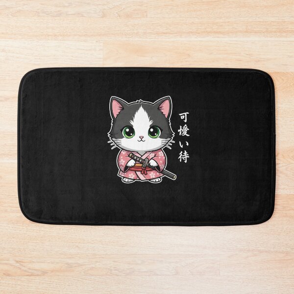 Item preview, Kawaii Samurai Cat with Katana designed and sold by SWEET-TINAPAY.