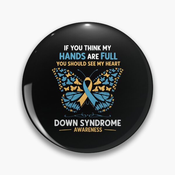 Item preview, Down Syndrome Awareness Ribbon Butterfly Mom SPED Teacher designed and sold by AsteriskDatBArt.