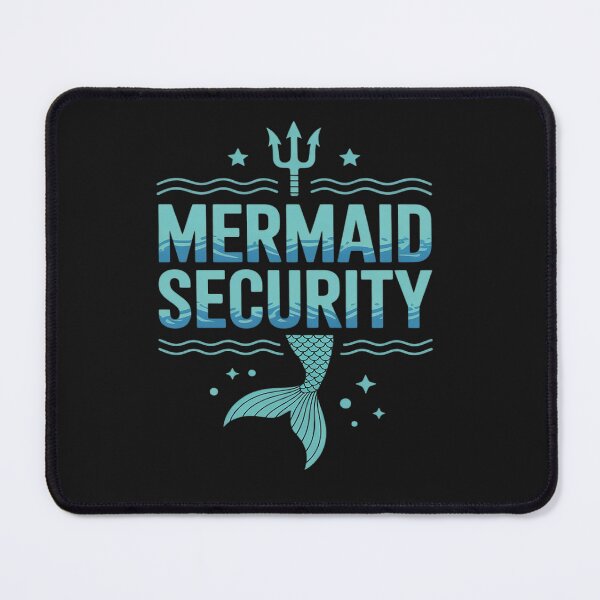 Item preview, Mermaid Security Squad Matching Trident Birthday Love Merman designed and sold by Eskomeranola.