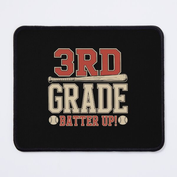 Item preview, 3rd Grade Batter Up Baseball Softball Back to School Teacher designed and sold by SIGORDESIGN.