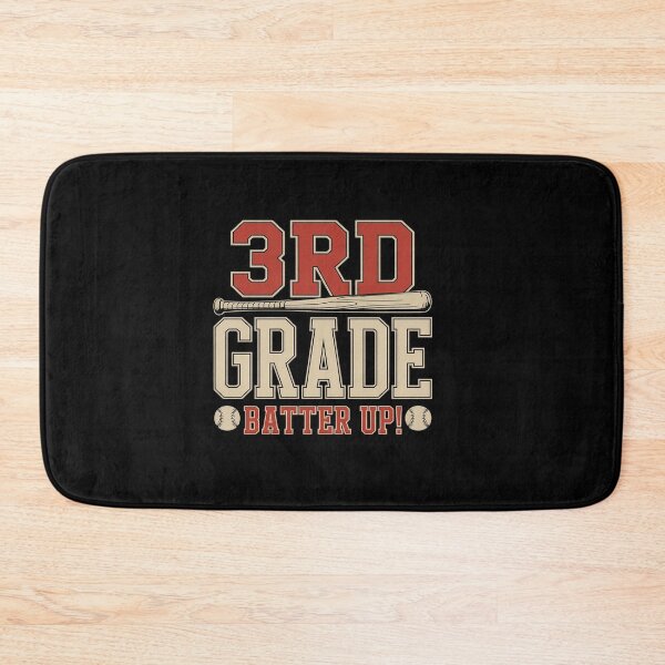 Item preview, 3rd Grade Batter Up Baseball Softball Back to School Teacher designed and sold by SIGORDESIGN.