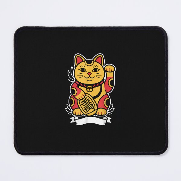 Item preview, Maneki-Neko Lucky Cat Cool Japanese Good Luck Charm Japan  designed and sold by SWEET-TINAPAY.