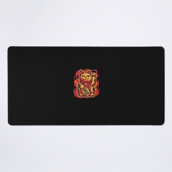 Item preview, Maneki-Neko Lucky Cat Cool Japanese Good Luck Charm Japan designed and sold by SWEET-TINAPAY.