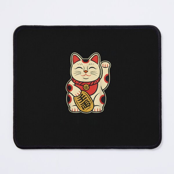 Item preview, Maneki-Neko Lucky Cat Cool Japanese Good Luck Charm Japan designed and sold by SWEET-TINAPAY.