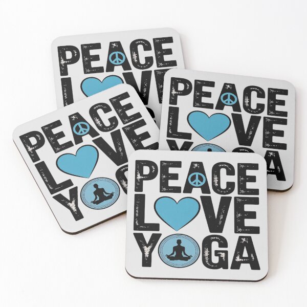 Item preview, Peace Love and Yoga Flow Through Heart & Pose - Yoga designed and sold by Libbysharts.