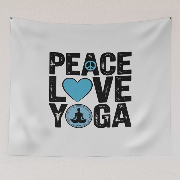 Item preview, Peace Love and Yoga Flow Through Heart & Pose - Yoga designed and sold by Libbysharts.