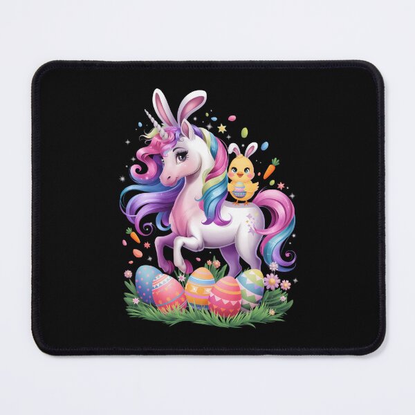 Item preview, Bunny Chick Ridding Unicorn Easter Hunting designed and sold by AsteriskDatBArt.