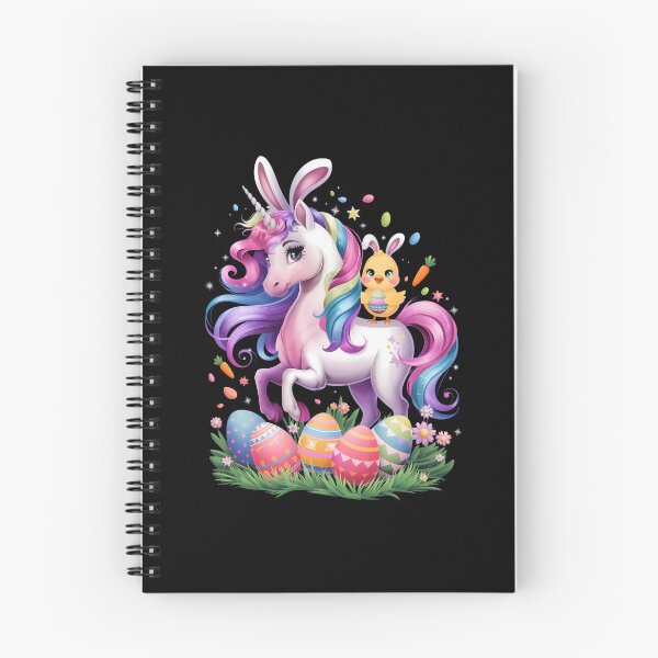 Item preview, Bunny Chick Ridding Unicorn Easter Hunting designed and sold by AsteriskDatBArt.