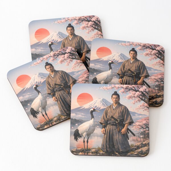 Item preview, The Last Ronin - Samurai & Mount Fuji Sunset 1 designed and sold by AI Experiment Lab.