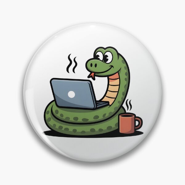Artikelvorschau, T-Shirt mit lustigem Cartoon-Motiv für Remote-Python-Entwickler – Programmierer im Remote-Python-Design entworfen und verkauft von Viktorio Art Shop.