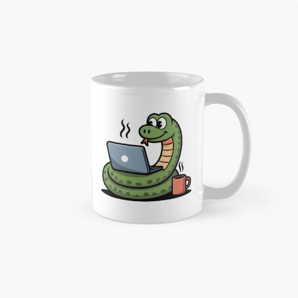 Item preview, Remote Python Developer Funny Cartoon Programmer Shirt designed and sold by Viktorio Art Shop.