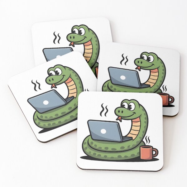 Artikelvorschau, T-Shirt mit lustigem Cartoon-Motiv für Remote-Python-Entwickler – Programmierer im Remote-Python-Design entworfen und verkauft von Viktorio Art Shop.