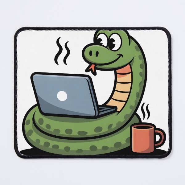 Item preview, Remote Python Developer Funny Cartoon Programmer Shirt designed and sold by Viktorio Art Shop.