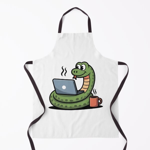 Artikelvorschau, T-Shirt mit lustigem Cartoon-Motiv für Remote-Python-Entwickler – Programmierer im Remote-Python-Design entworfen und verkauft von Viktorio Art Shop.