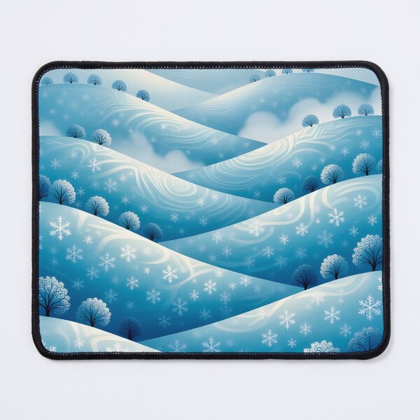 Item preview, A serene landscape where rolling hills and ancient trees are sculpted from countless snowflakes designed and sold by Ponted.
