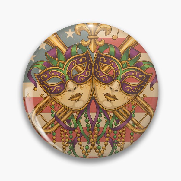 Item preview, Classic Mardi Gras Carnival Poster Art designed and sold by LiviuGligoros.