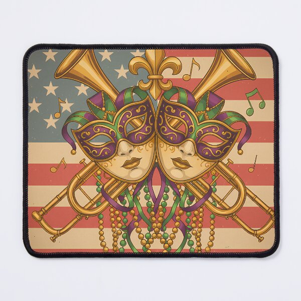 Item preview, Classic Mardi Gras Carnival Poster Art designed and sold by LiviuGligoros.