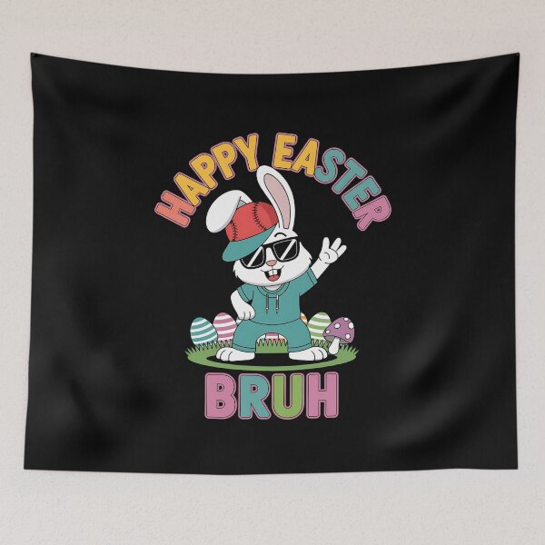 Item preview, Dabbing Bunny Easter Bruh, Funny Boy Girl Kid designed and sold by AsteriskDatBArt.