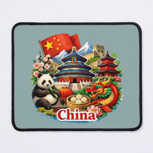 Item preview, China Great Wall, Panda, Dragon, Temple of Heaven designed and sold by Myra365Art.