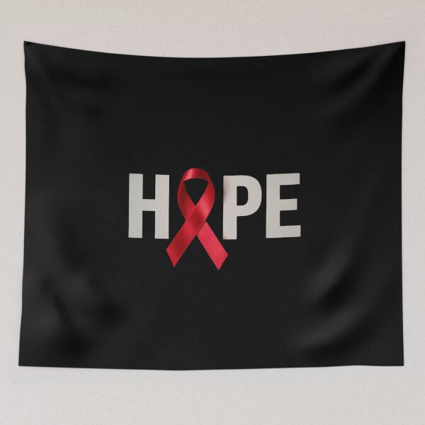 Item preview, Aids Awareness Shirt Hope HIV AIDS Awareness Red Ribbon designed and sold by Moxizz.