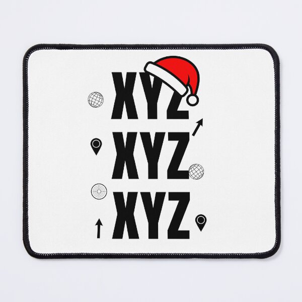 Item preview, XYZ Christmas Geospatial Typography designed and sold by SpatialPost.
