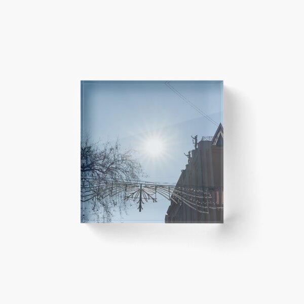 Item preview, Brilliant Sunlight Over Art Deco Facades and Street Decorations designed and sold by Georgia Mizuleva.