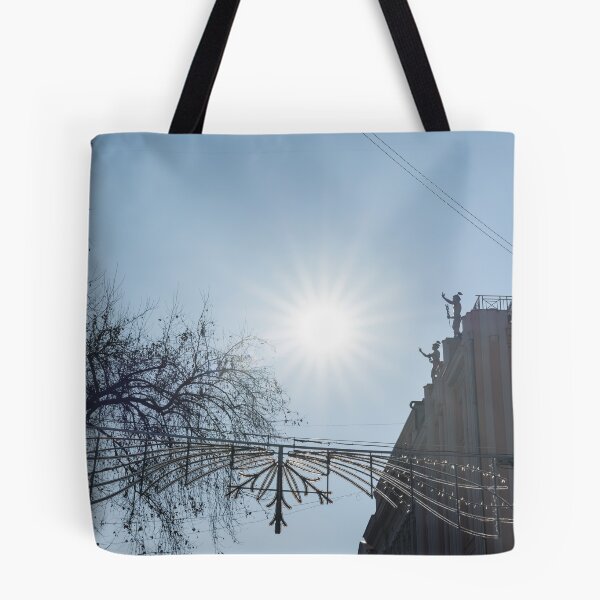 Item preview, Brilliant Sunlight Over Art Deco Facades and Street Decorations designed and sold by Georgia Mizuleva.
