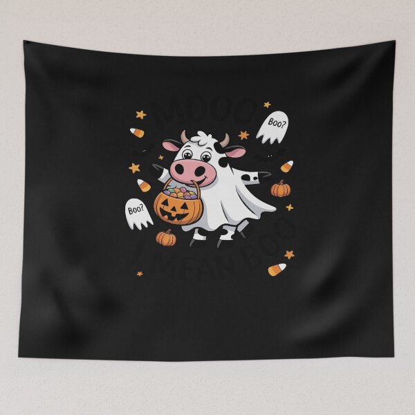 Item preview, Moo I Mean Boo Spooky Cow Halloween Spooky Heifer Cute Ghost designed and sold by Bstilablhot.
