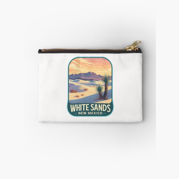 Item preview, White Sands New Mexico Sunset Over Gypsum Dunes and Desert Flora designed and sold by Places On Earth.