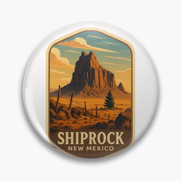 Item preview, Shiprock New Mexico Volcanic Rock Formation on Navajo Nation Land designed and sold by Places On Earth.