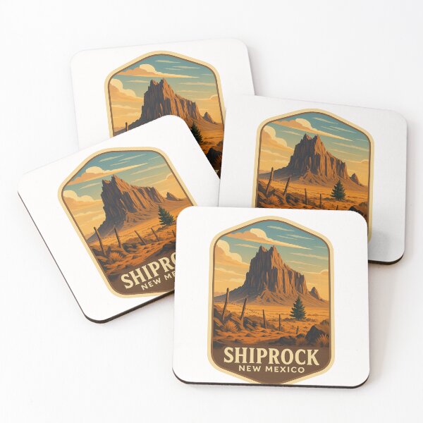 Item preview, Shiprock New Mexico Volcanic Rock Formation on Navajo Nation Land designed and sold by Places On Earth.