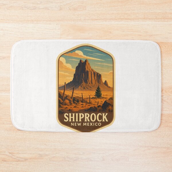 Item preview, Shiprock New Mexico Volcanic Rock Formation on Navajo Nation Land designed and sold by Places On Earth.