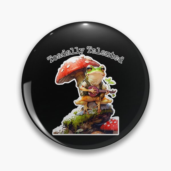Item preview, Toadally Talented - Frog Playing Lute designed and sold by HiruK.
