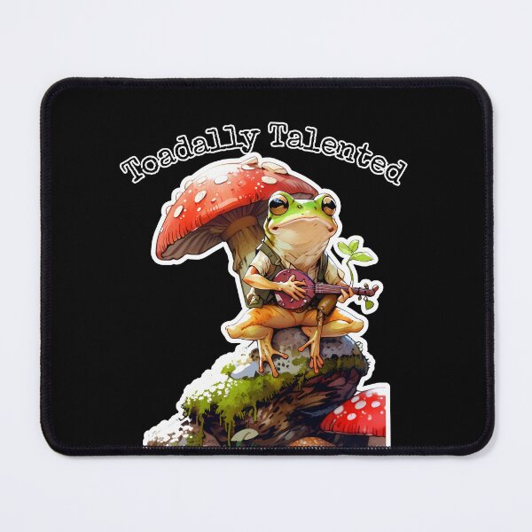 Item preview, Toadally Talented - Frog Playing Lute designed and sold by HiruK.