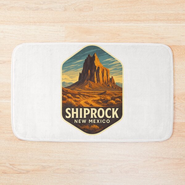Item preview, Shiprock Pinnacle in Navajo Nation, New Mexico at Sunset designed and sold by Places On Earth.