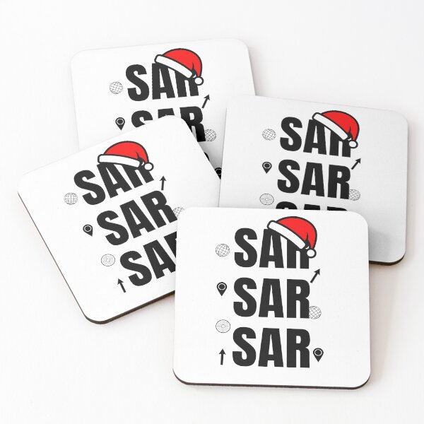 Item preview, SAR Christmas Geospatial Typography designed and sold by SpatialPost.