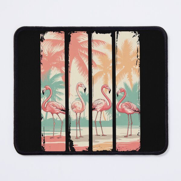 Item preview, Pink Flamingo Summer Vibes Beach Palm Tree Summer Vacation designed and sold by Libbysharts.