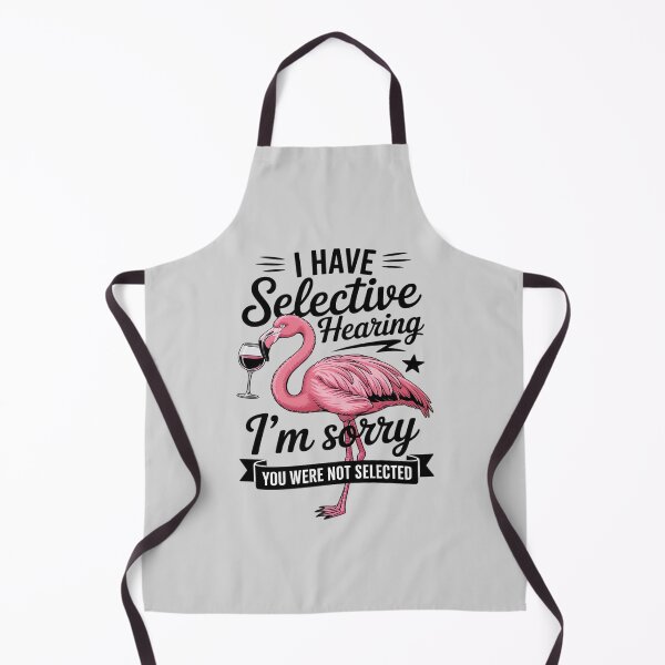 Item preview, Pink Crane I Have Selective Hearing I'm Sorry You Were Not designed and sold by Libbysharts.